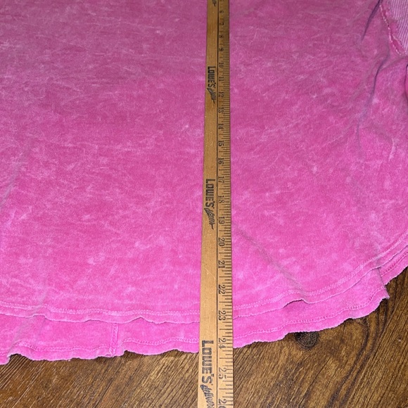 3/$18 Aerie Oversized Pink Contrast Dolman Knit Long Sleeve Pullover Tee Size L - Picture 14 of 14